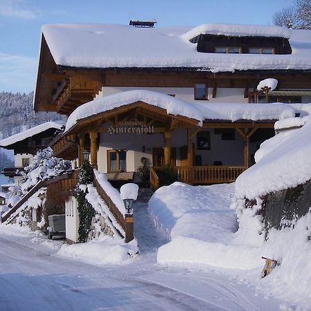 Berggasthof Hintergfoell Unken Dış mekan fotoğraf